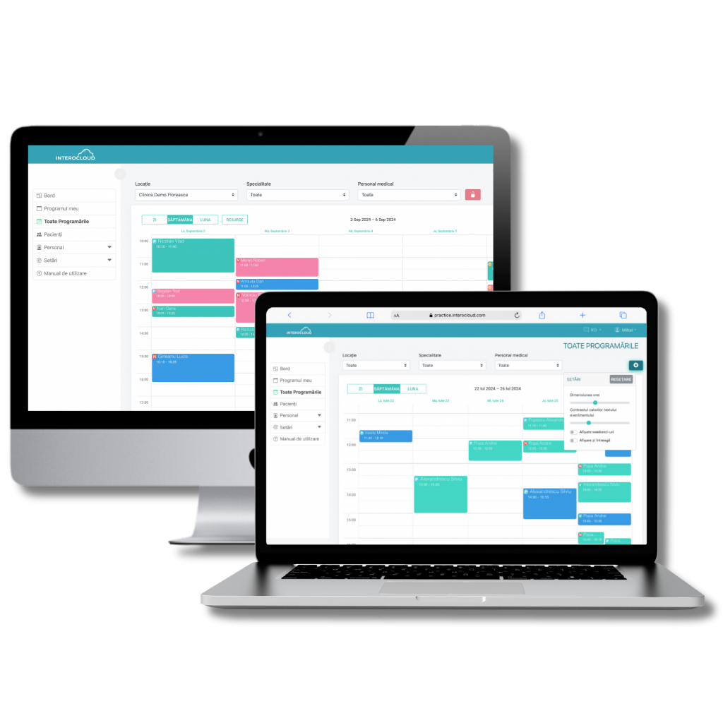 softul pentru clinica interocloud