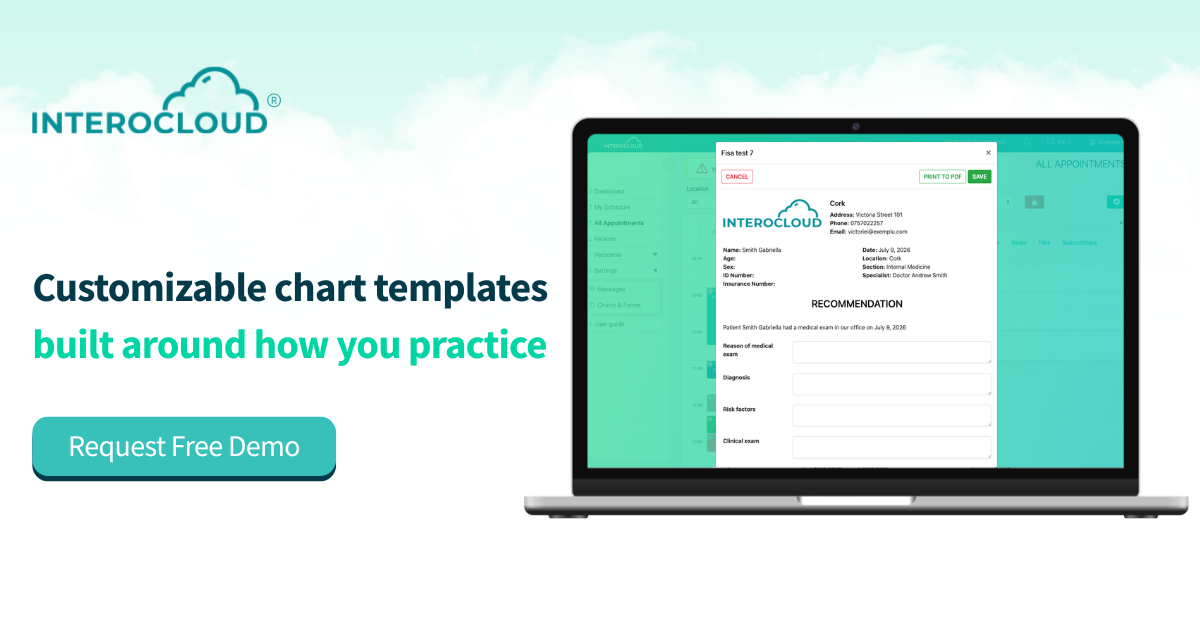 Customizable Medical Chart Templates| InteroCloud