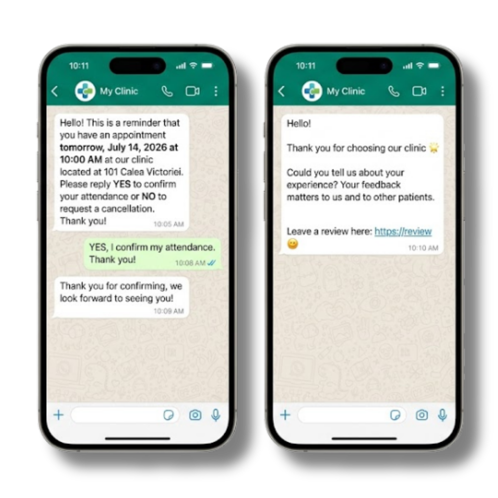 InteroCloud patient communication on WhatsApp